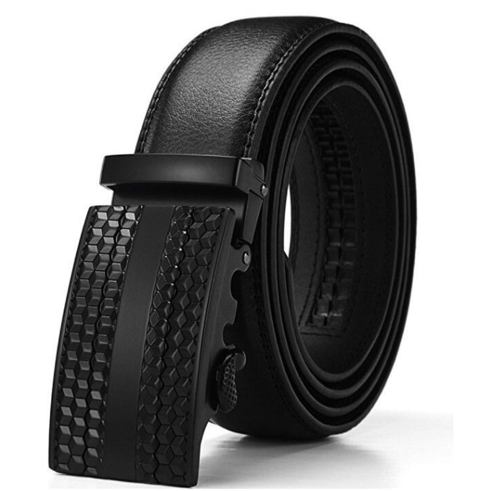 Barbados Leather Men's Solid Buckle with Automatic